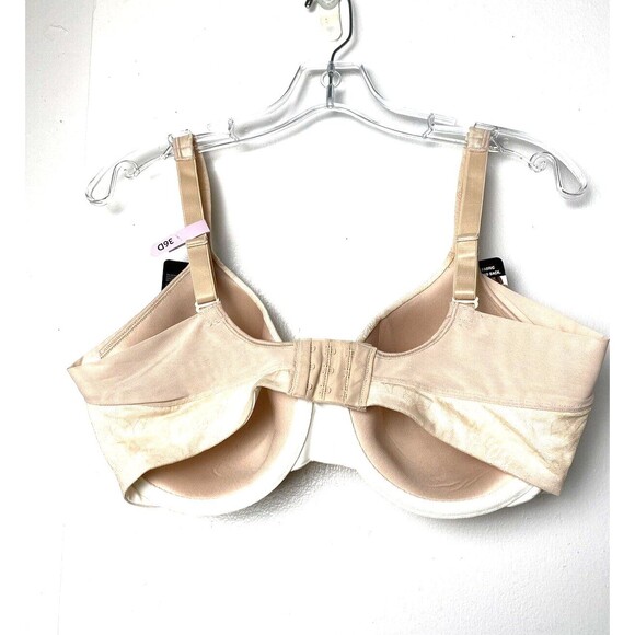 Bali Bra Nude Natural Smoothing Convertible Size 36D Floral Mesh - Picture 5 of 9